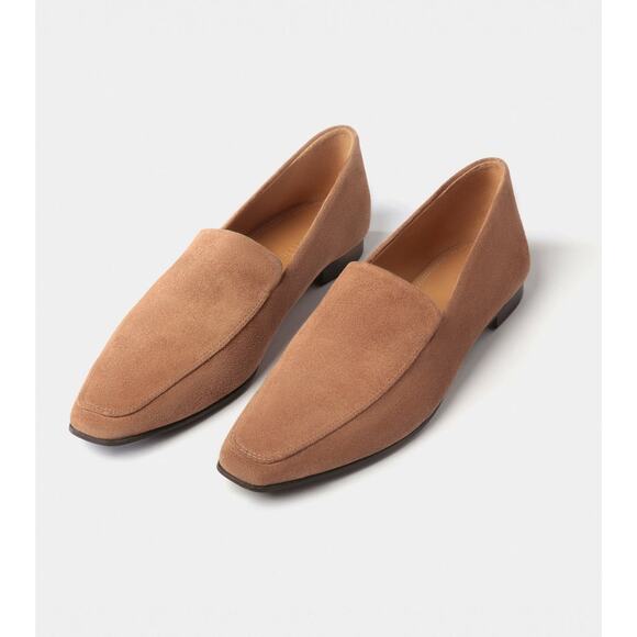 Jack Erwin Womens 9 Morgan Venetain Loafer Office Career Casual Pointed Brown - Picture 1 of 8